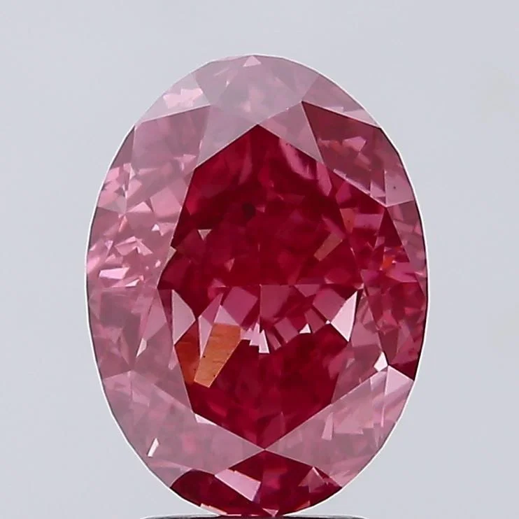 Loose Diamond - OVAL 4.47ct Fancy Vivid Pink VS1