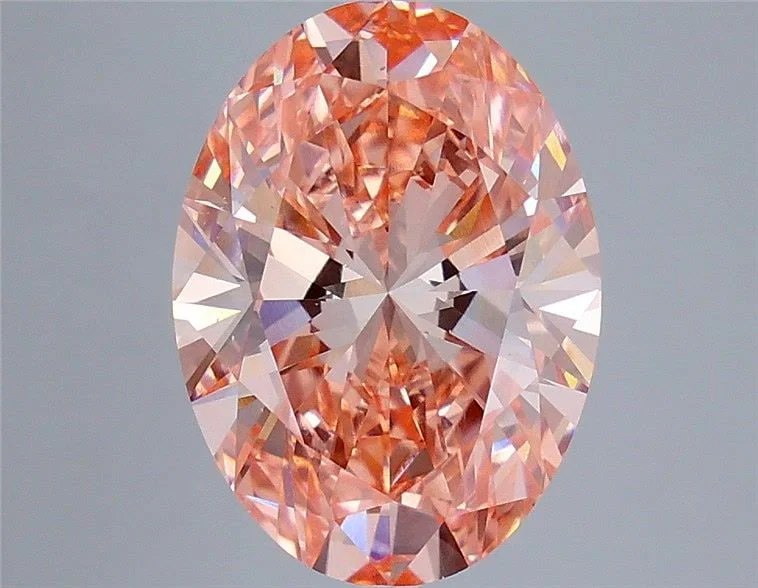 Loose Diamond - OVAL 4.81ct Fancy Vivid Pink VS2