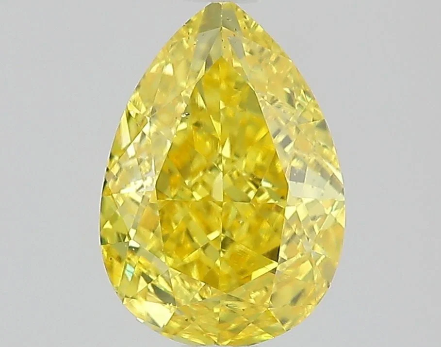 Loose Diamond - PEAR 1.23ct Fancy Intense Yellow VS2