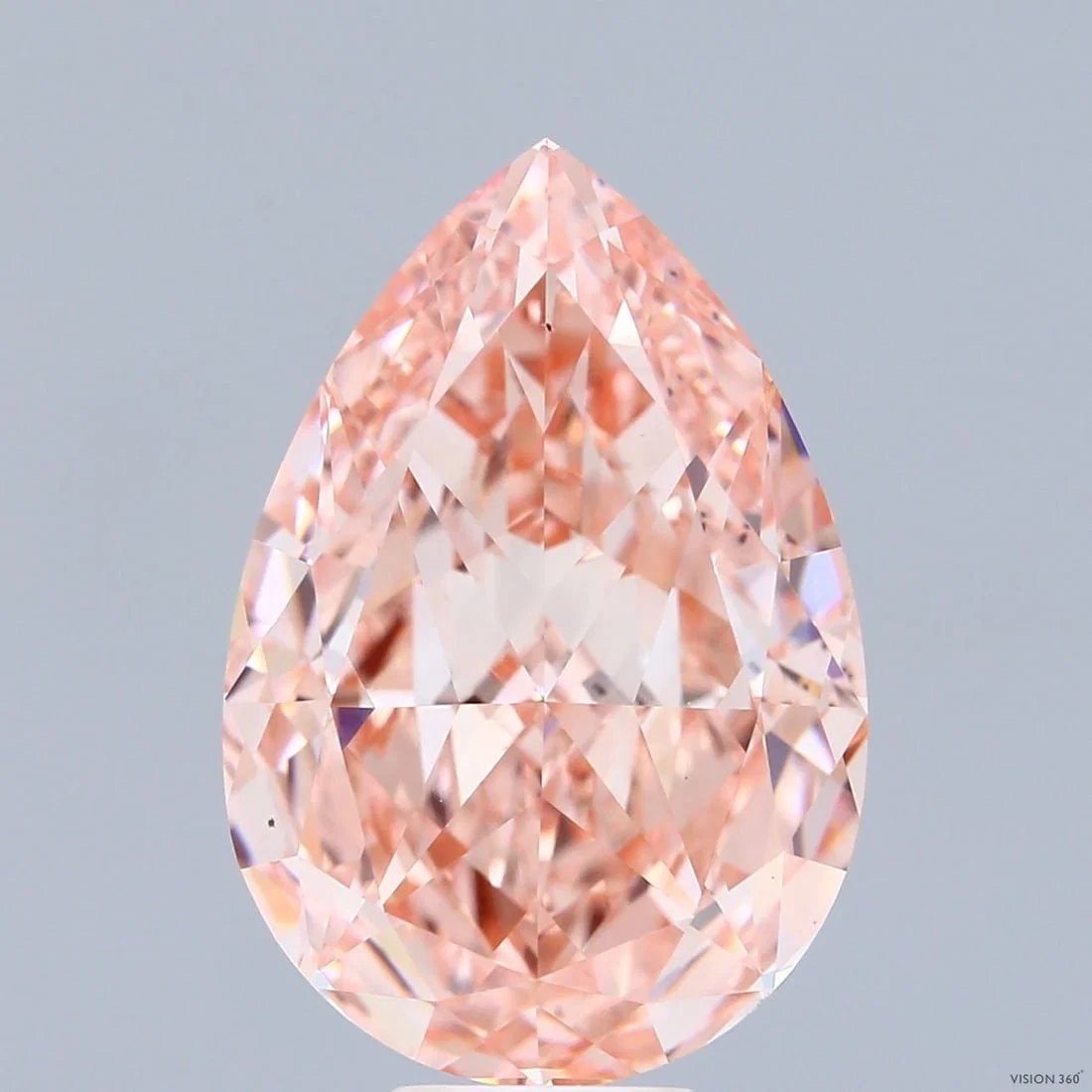 Loose Diamond - PEAR 10.05ct Fancy Intense Pink VS1