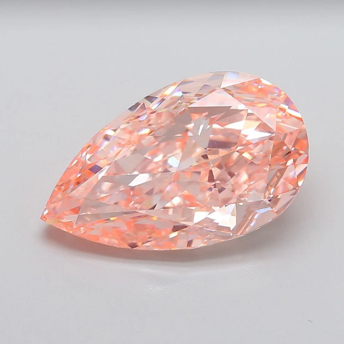 Loose Diamond - PEAR 13.89ct Fancy Intense Pink VVS2