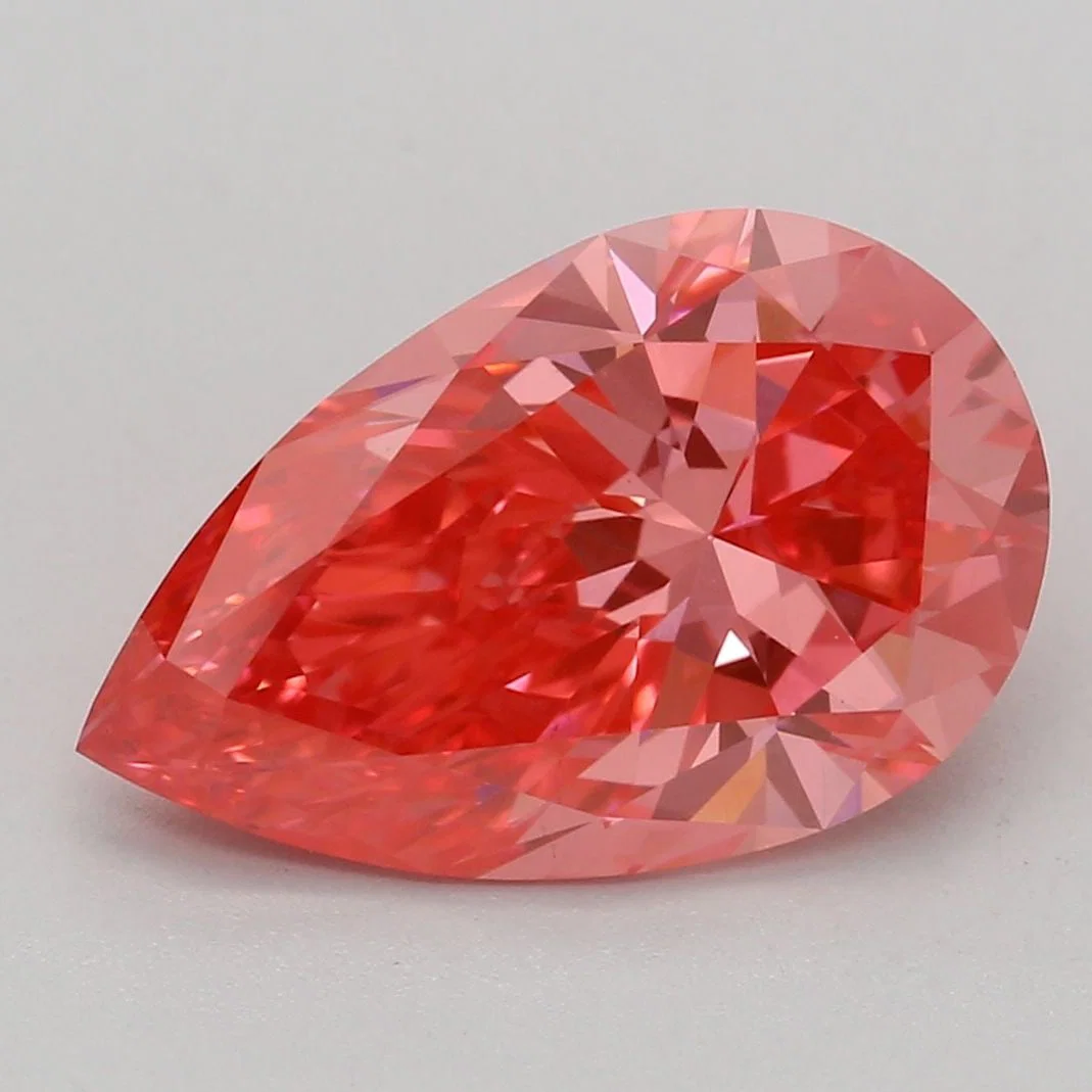 Loose Diamond - PEAR 2.09ct Fancy Vivid Pink VS2