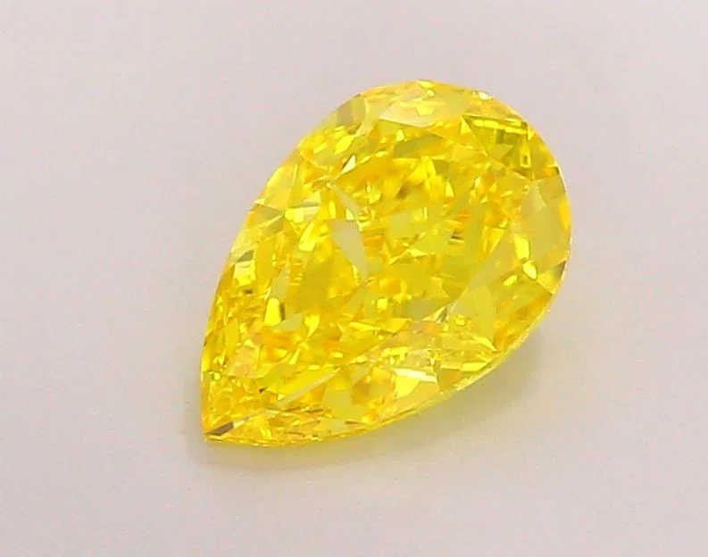Loose Diamond - PEAR 2.19ct Fancy Vivid Yellow VS1