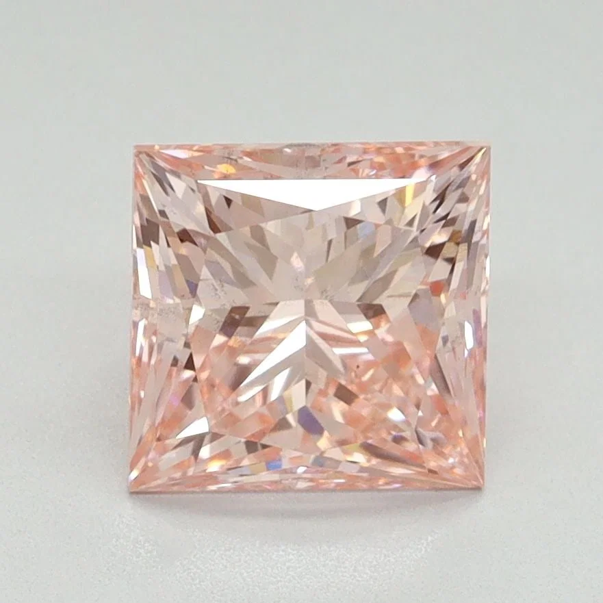 Loose Diamond - PRINCESS 2.05ct Fancy Vivid Pink VS2