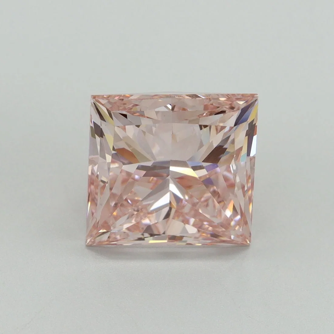 Loose Diamond - PRINCESS 5.11ct Fancy Intense Pink VS2