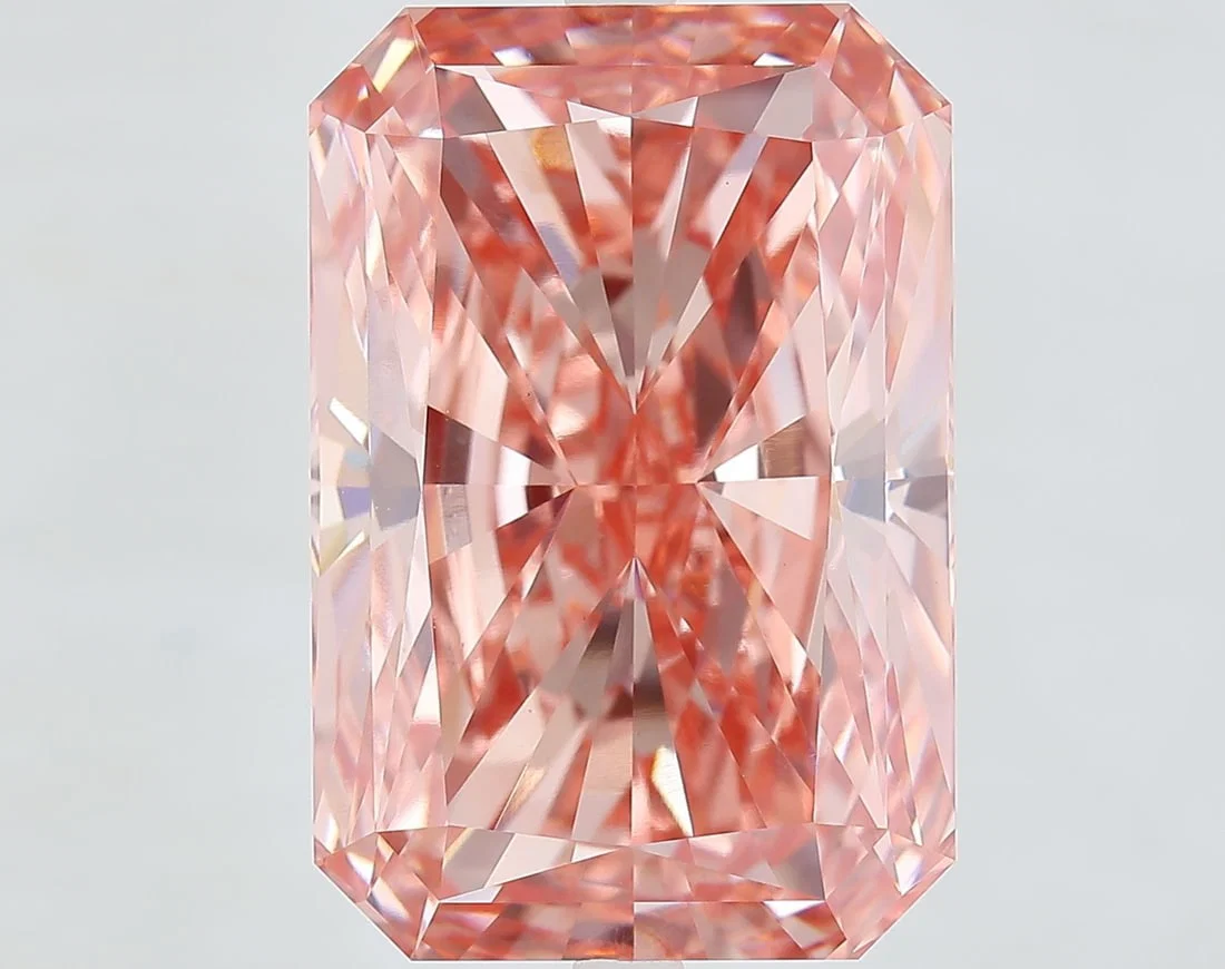 Loose Diamond - RADIANT 16.59ct Fancy Vivid Pink VVS2