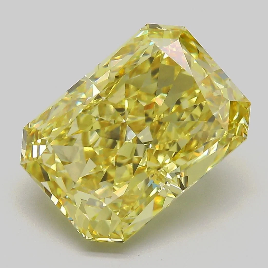 Loose Diamond - RADIANT 7.16ct Fancy Intense Yellow VS1