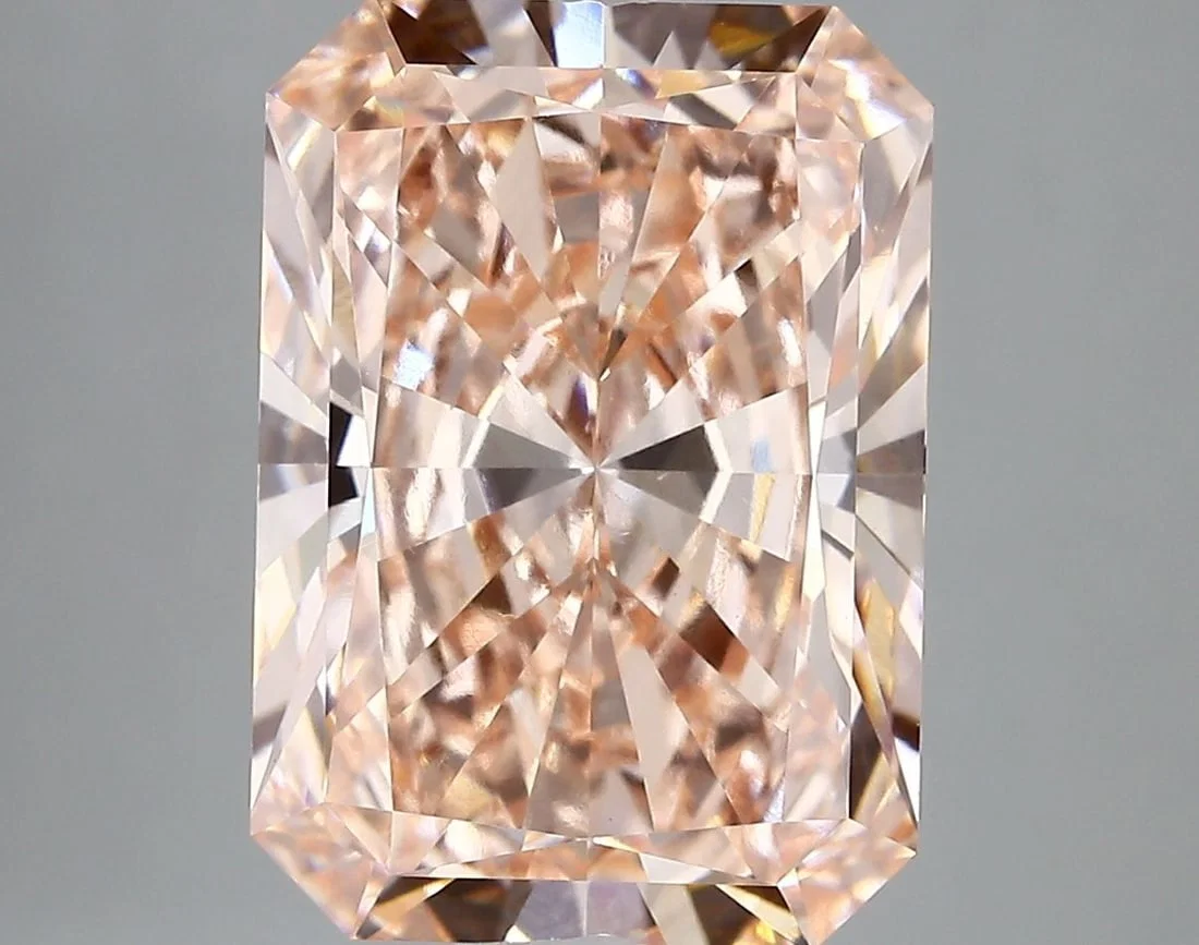 Loose Diamond - RADIANT 7.1ct Fancy Vivid Pink VS2