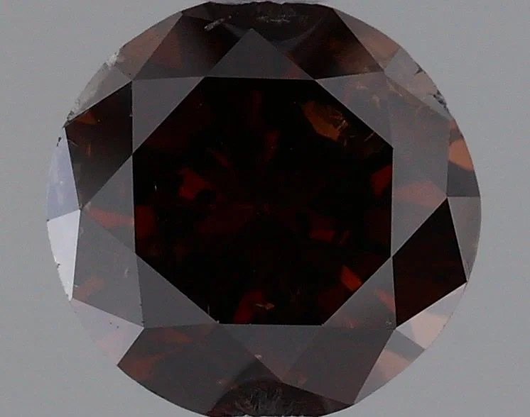 Loose Diamond - ROUND 1.23ct Fancy Dark Brown