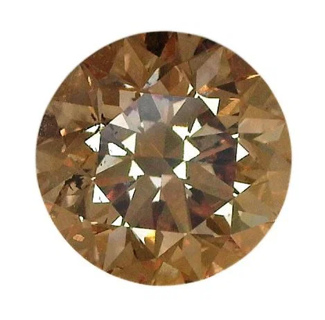Loose Diamond - ROUND 2.19ct Fancy Yellowish Brown