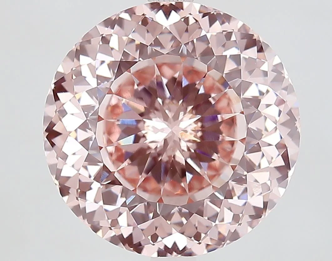 Loose Diamond - ROUND 7.52ct Fancy Intense Pink VVS1
