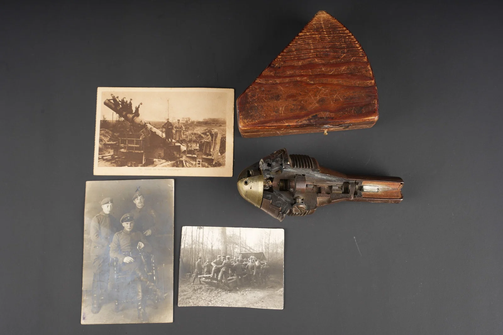 Lot d artillerie allemande imperiale. Lot of Imperial German artillery items