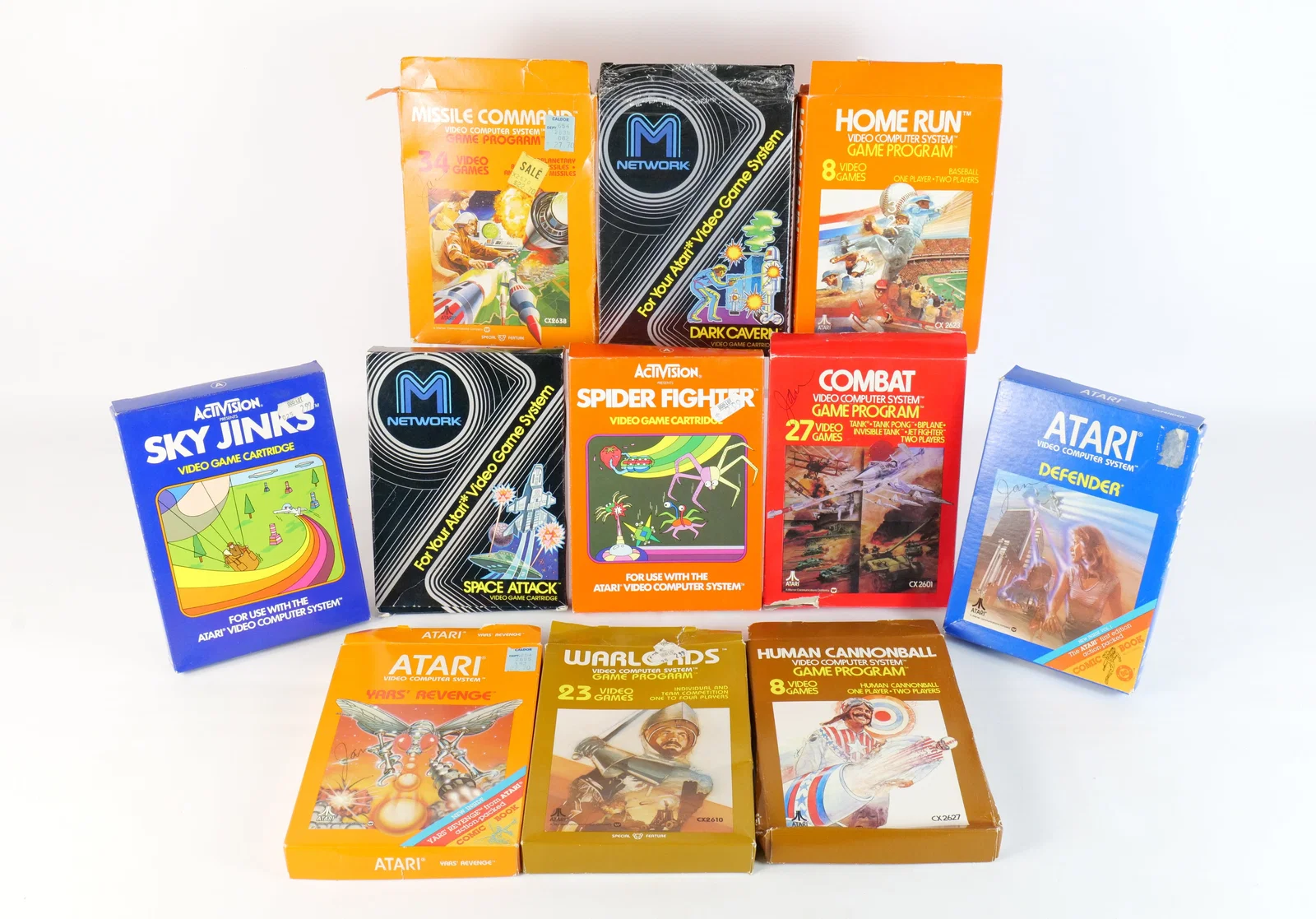 Lot of 11 Atari 2600 Games