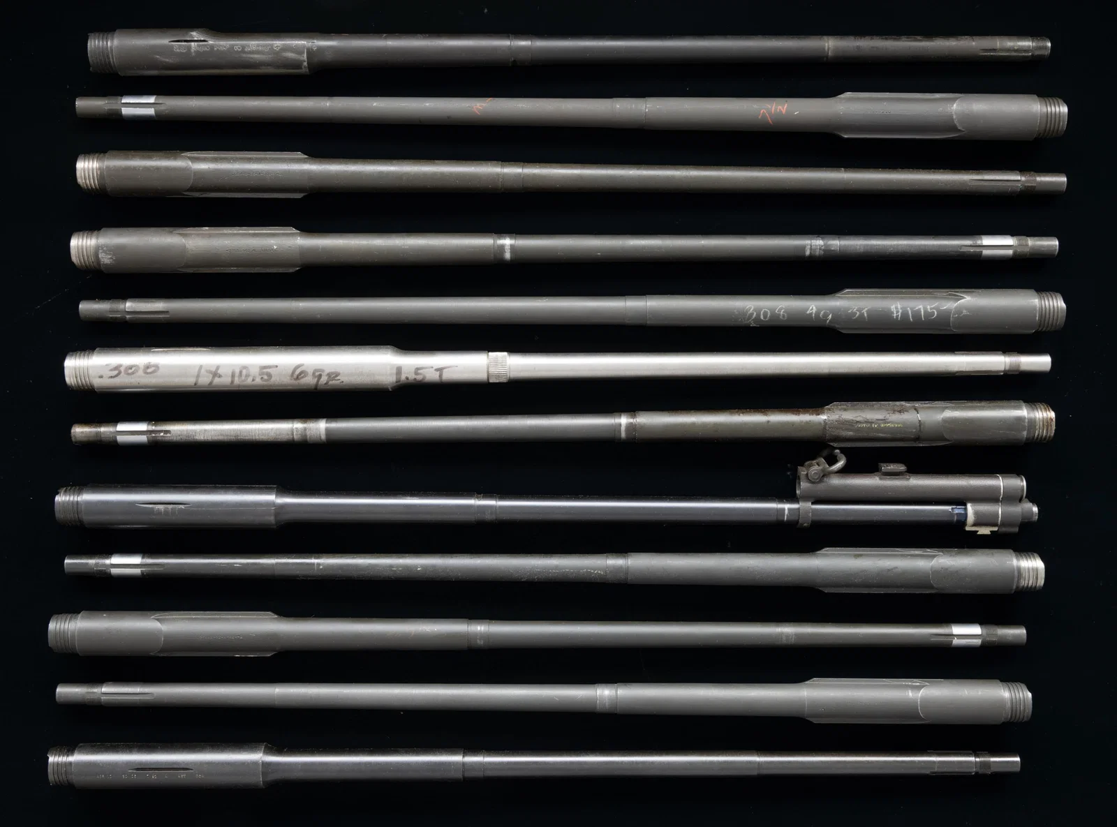 LOT OF 12 HIGH CONDITION M1 GARAND RIFLE BARRELS.