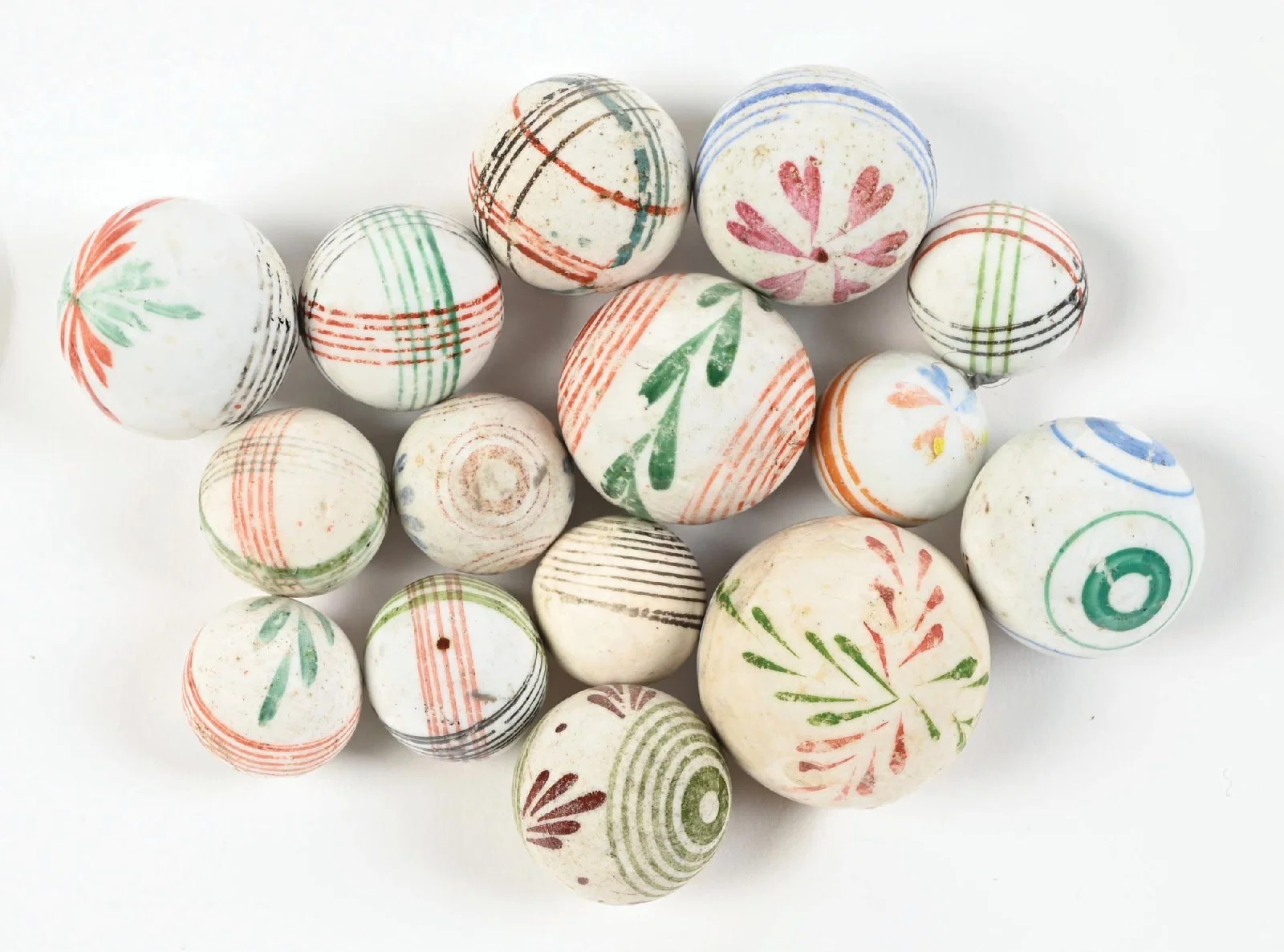 LOT OF 15: CHINA MARBLES