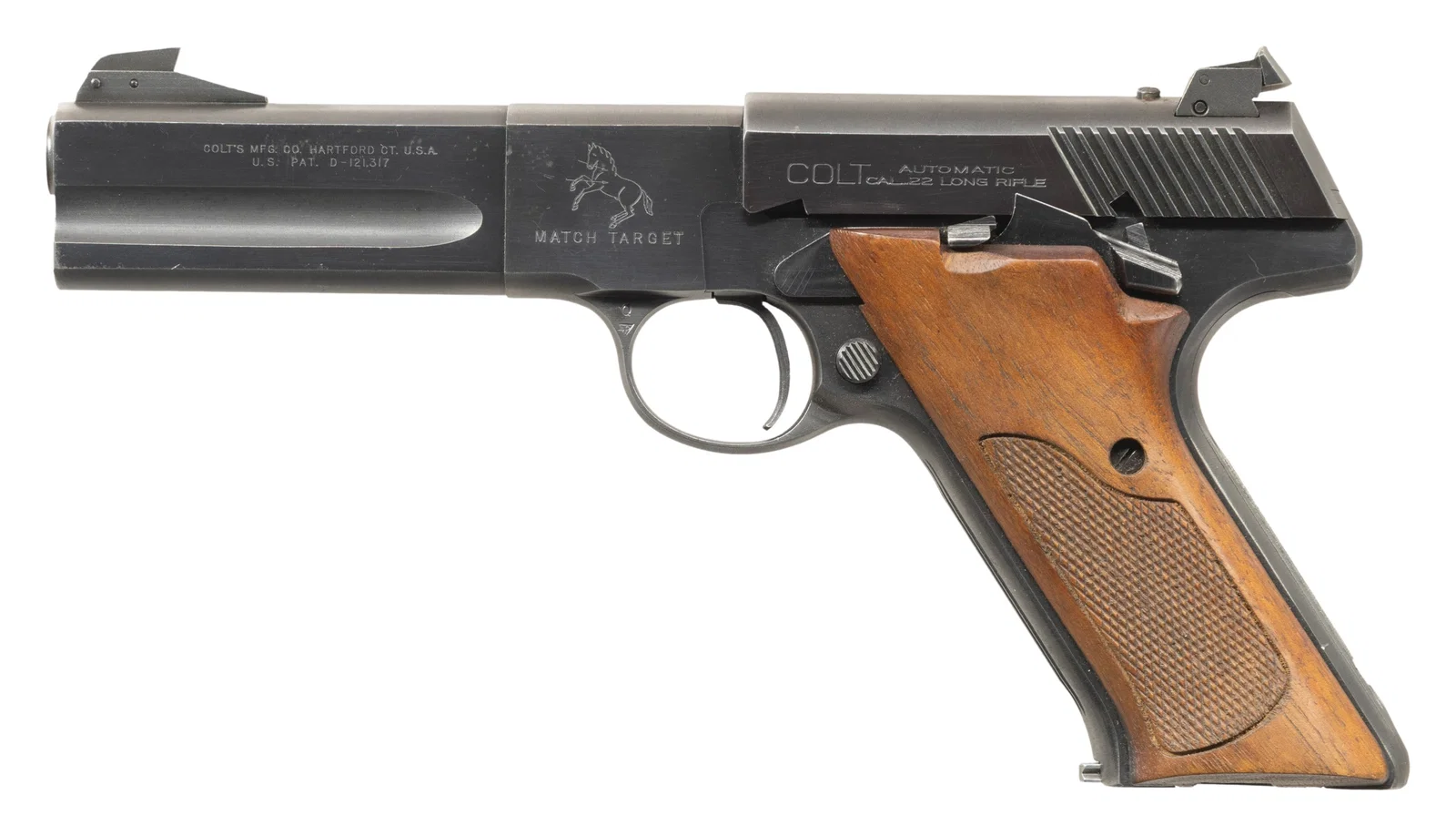 LOT OF 2 COLT WOODSMAN SEMI-AUTOMATIC PISTOLS.