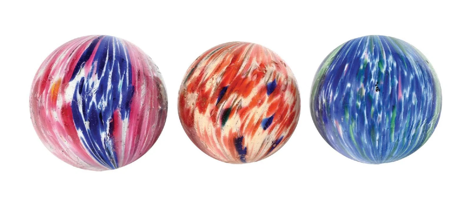 LOT OF 3: ONIONSKIN MARBLES