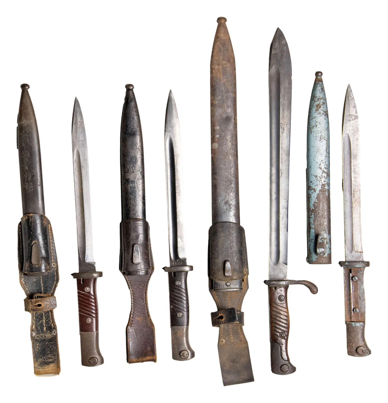 LOT OF 4 GERMAN BAYONETS.