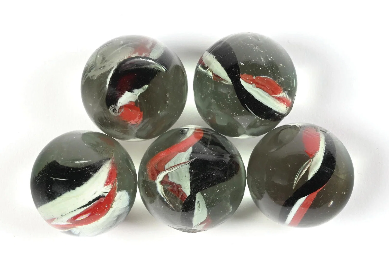 LOT OF 5: SAME CANE RIBBON SWIRLS