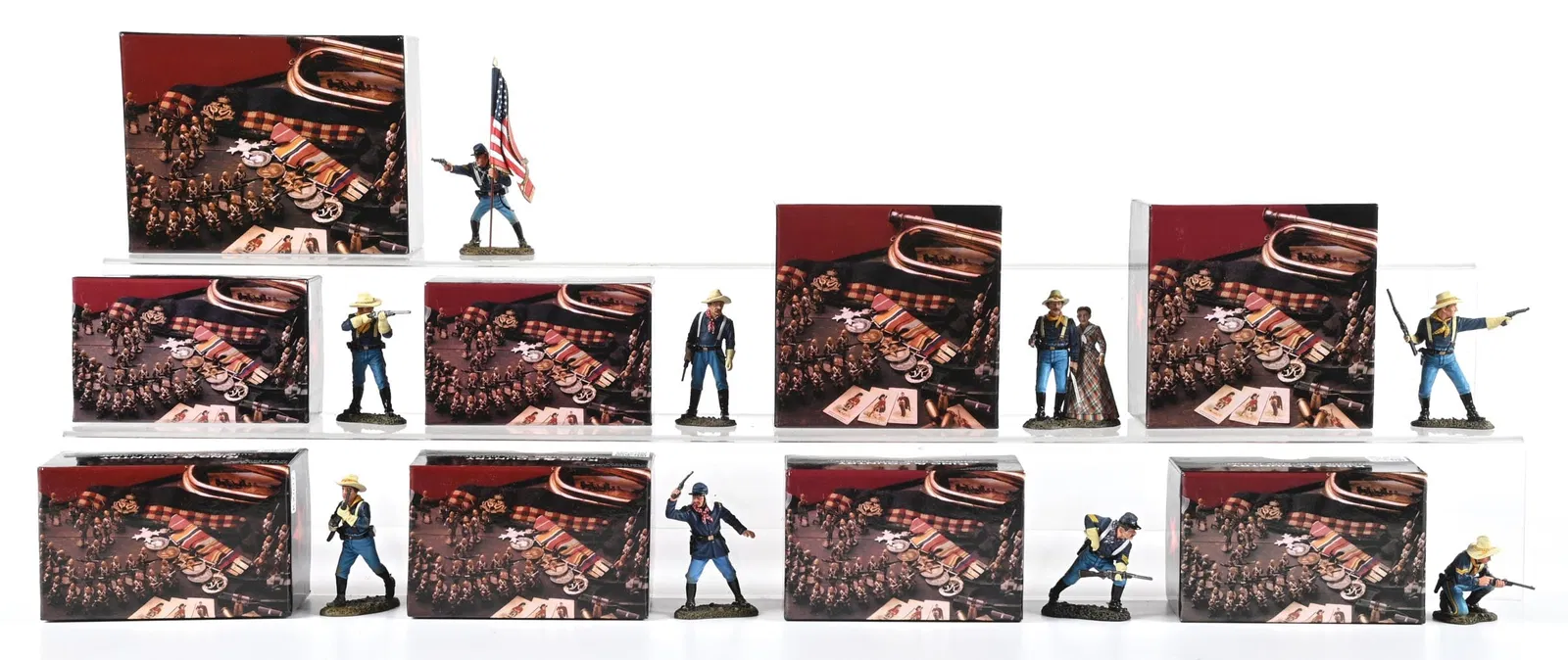 LOT OF 8: KING & COUNTRY KINGSX COLLECTOR'S CLUB JOHN FORD'S CAVALRY