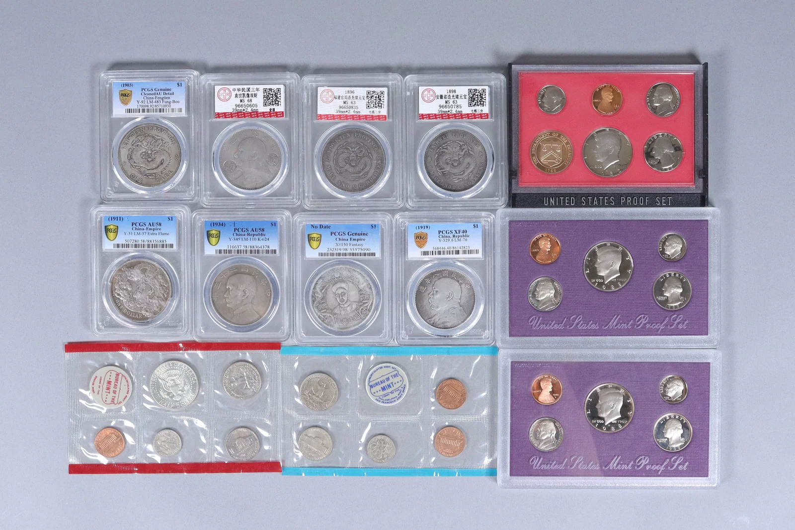 Lots estate coins ungraded