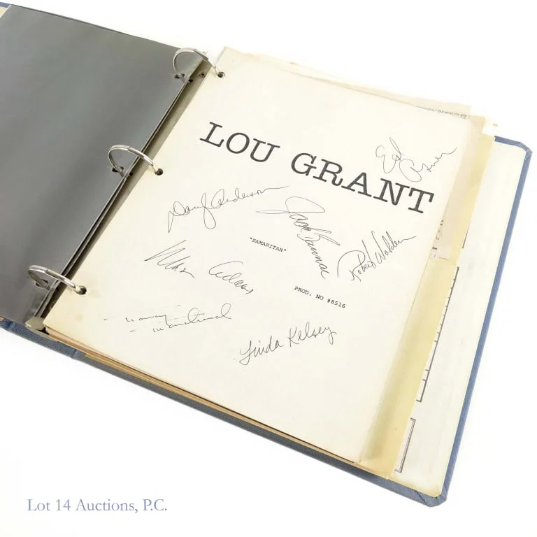 Lou Grant Complete Script (Cast Autographed)