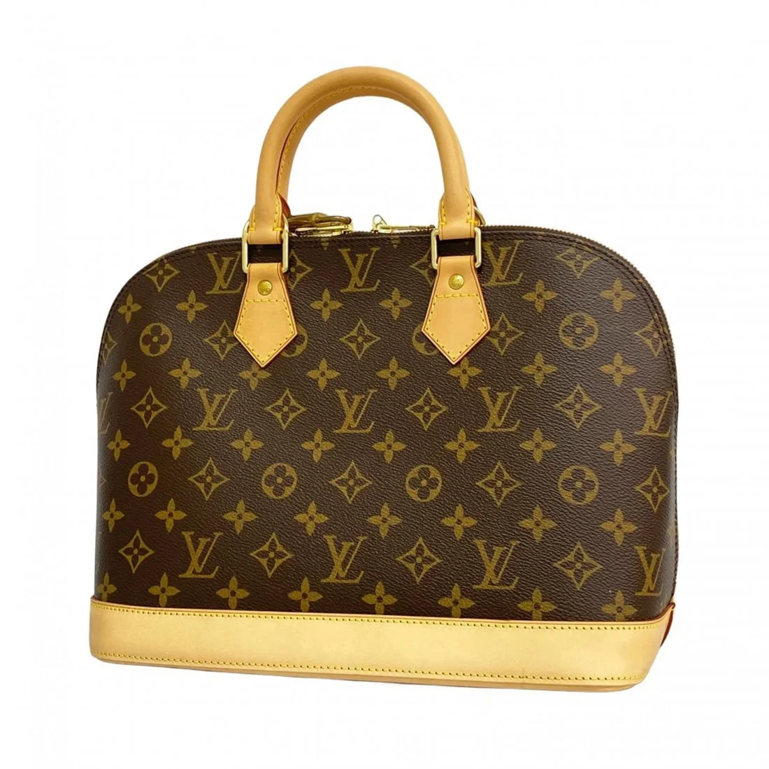 LOUIS VUITTON ALMA MONOGRAM HANDBAG BROWN