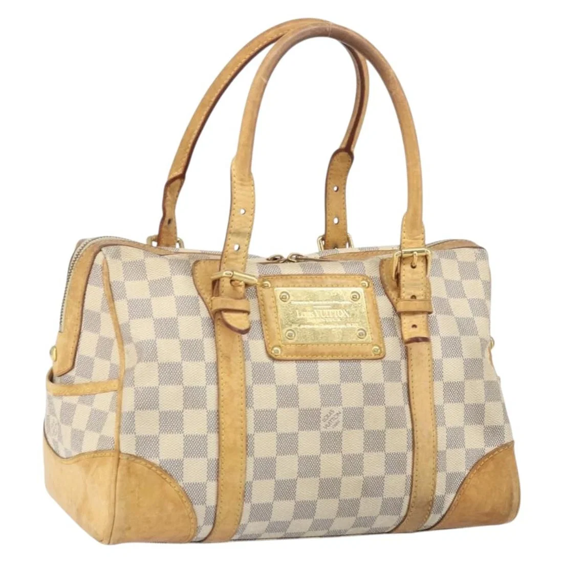 Louis Vuitton Berkeley Damier Azur Canvas Handbag N52001 France