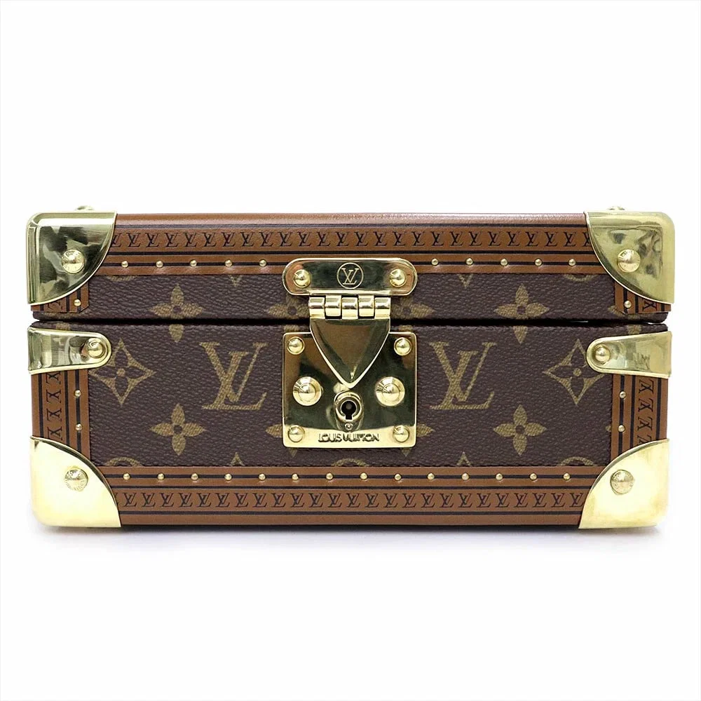 LOUIS VUITTON COFFRET JOAILLERIE MONOGRAM GREEN JEWELRY BOX
