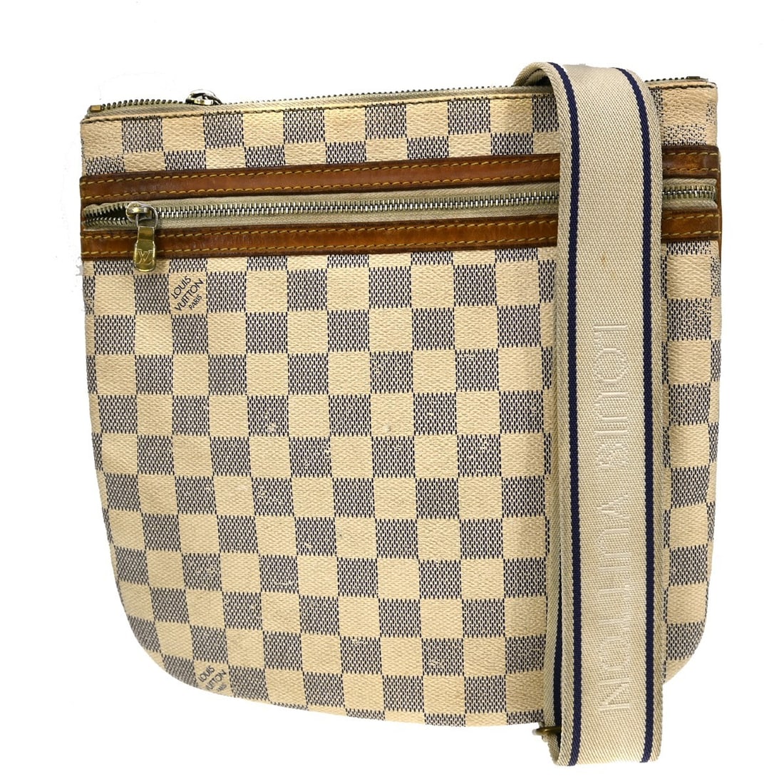 Louis Vuitton Damier Azur Bosphore Pochette Shoulder Bag N51112