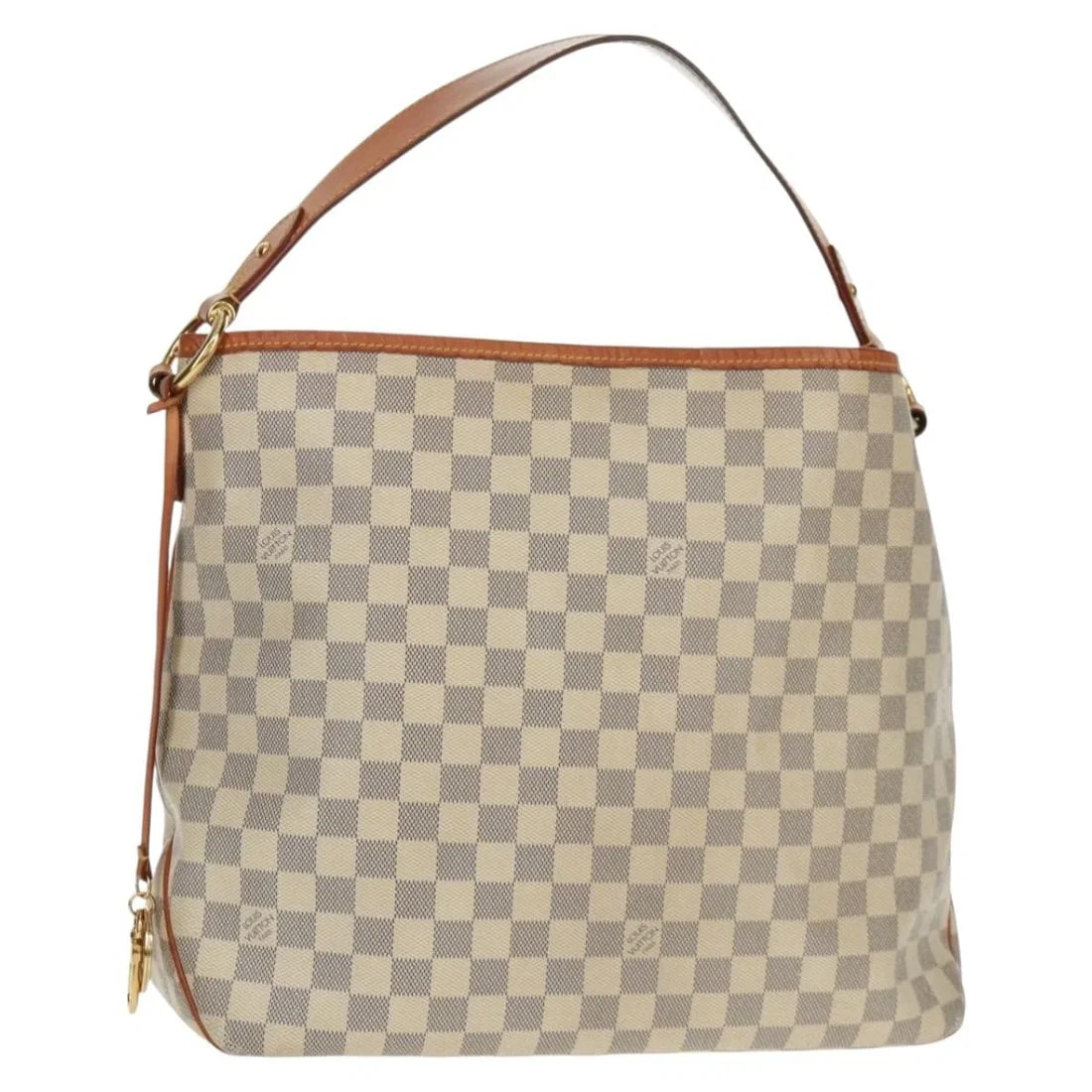 Louis Vuitton Damier Azur Delightful PM Canvas Shoulder Bag N41447 with Dust Bag