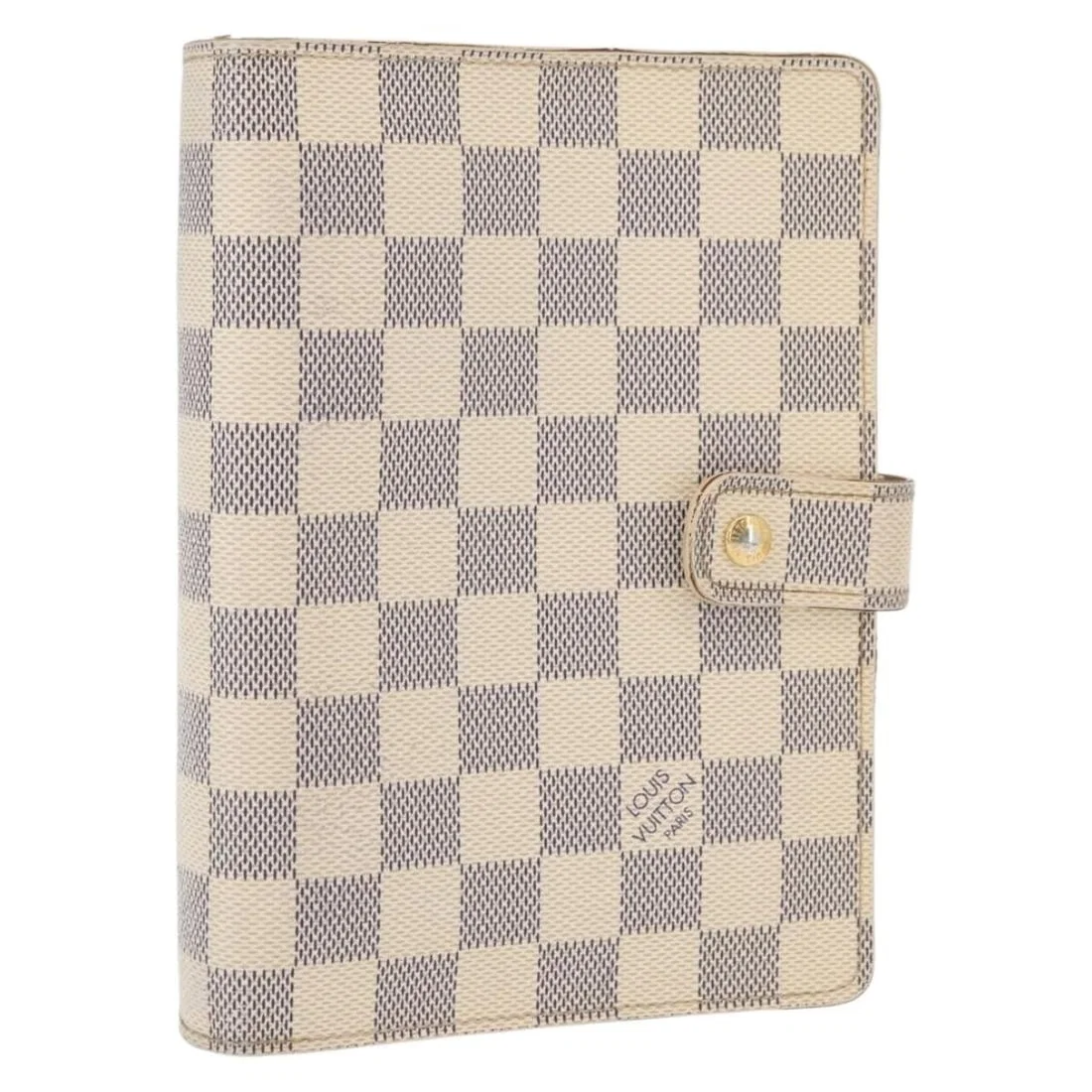 Louis Vuitton Damier Azur MM Agenda Day Planner Cover R20707 with Dust Bag