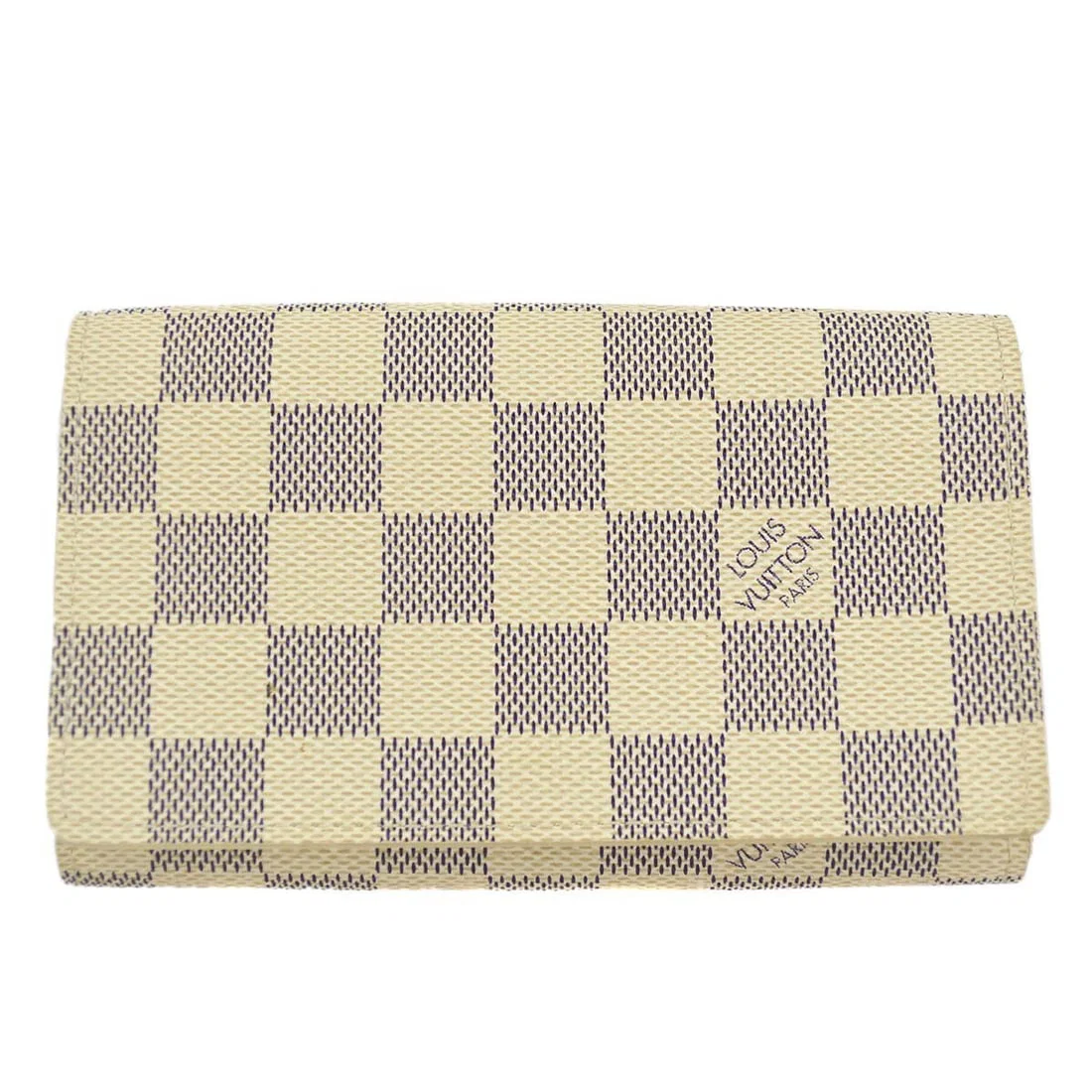 Louis Vuitton Damier Azur Portefeuille Tresol Wallet N61744 Vintage White