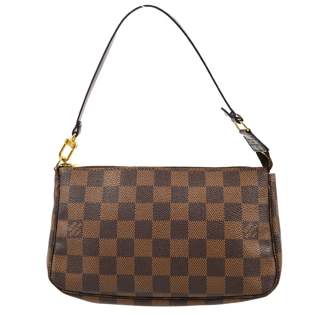 Louis Vuitton Damier Pochette Accessoires Mini Pouch N51985 Brown Canvas