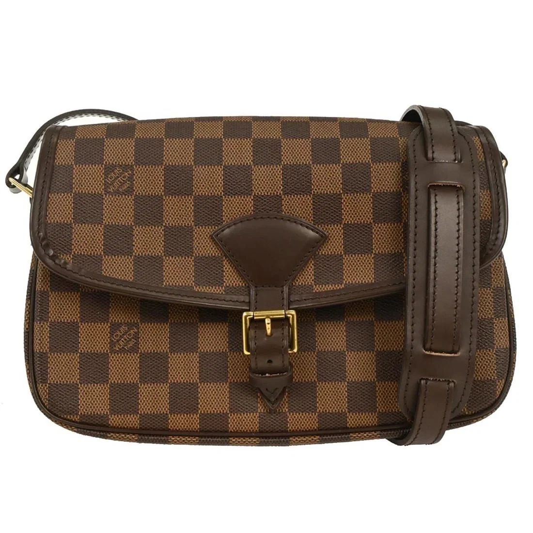 Louis Vuitton Damier Sologne Crossbody Bag N48079 Brown Canvas
