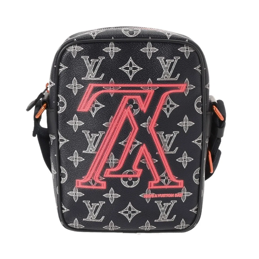 LOUIS VUITTON DANUBE PM BLUE SHOULDER BAG