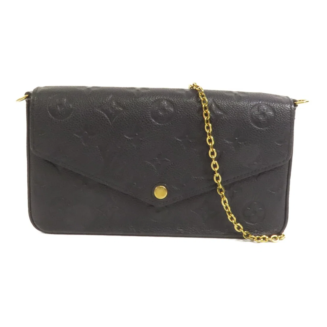 LOUIS VUITTON Felicie Pochette Black Shoulder Bag M82477
