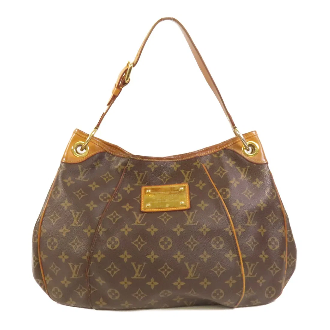 Louis Vuitton Galliera PM Monogram Brown Shoulder Bag M56382 Gold Hardware