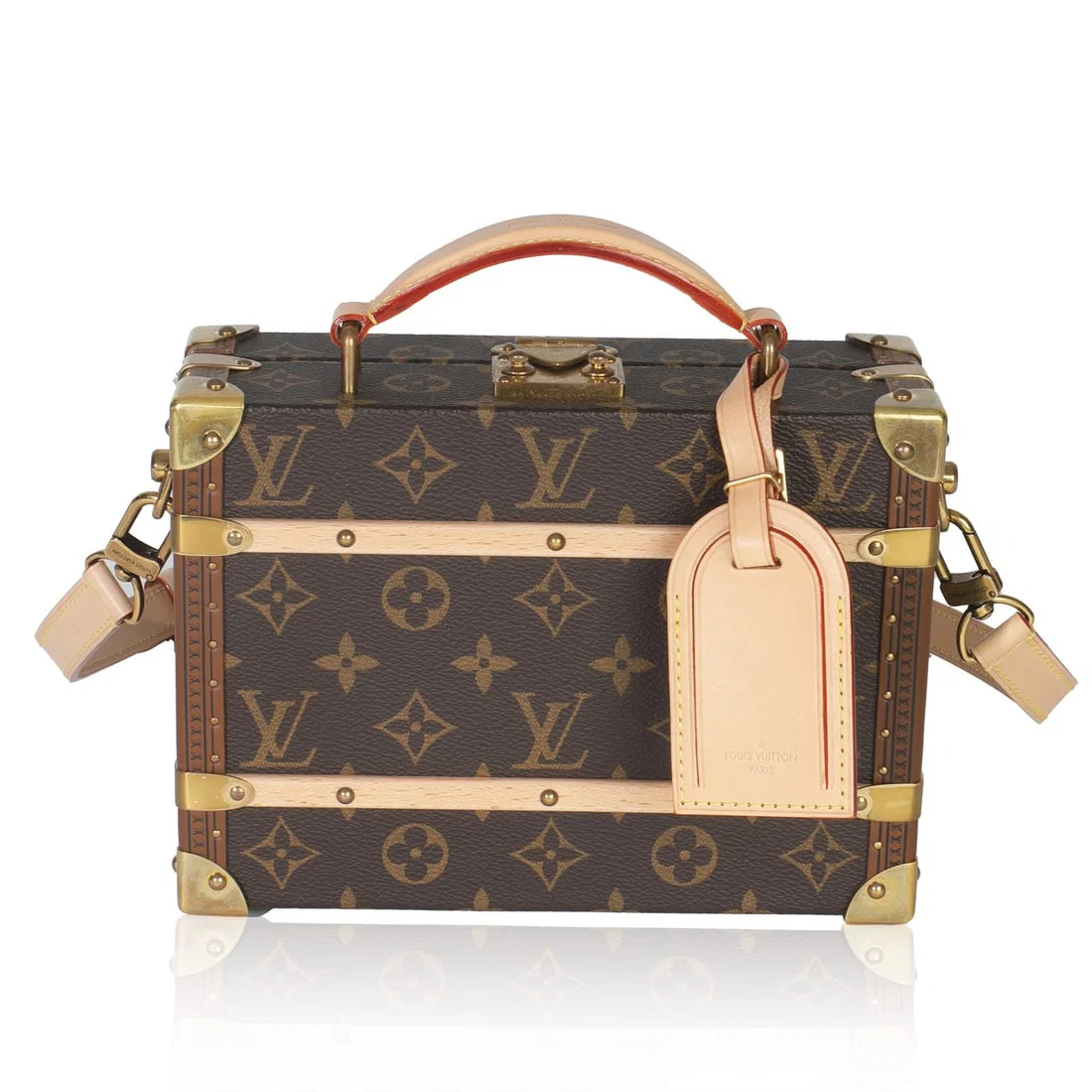 Louis Vuitton Handle Trunk Monogram Canvas Shoulder Bag