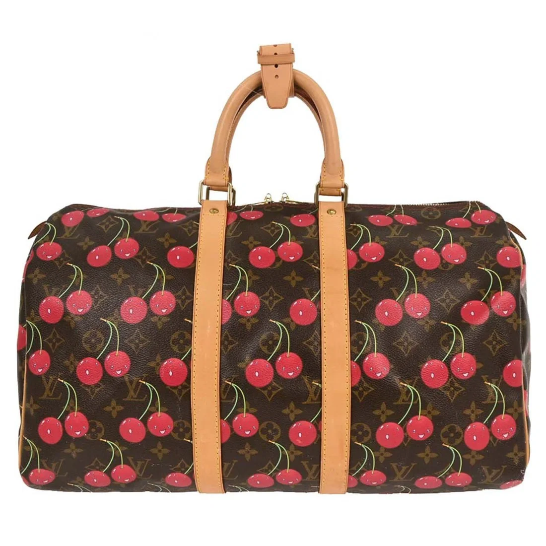 Louis Vuitton Keepall 45 Monogram Cherry Duffle Handbag M95011
