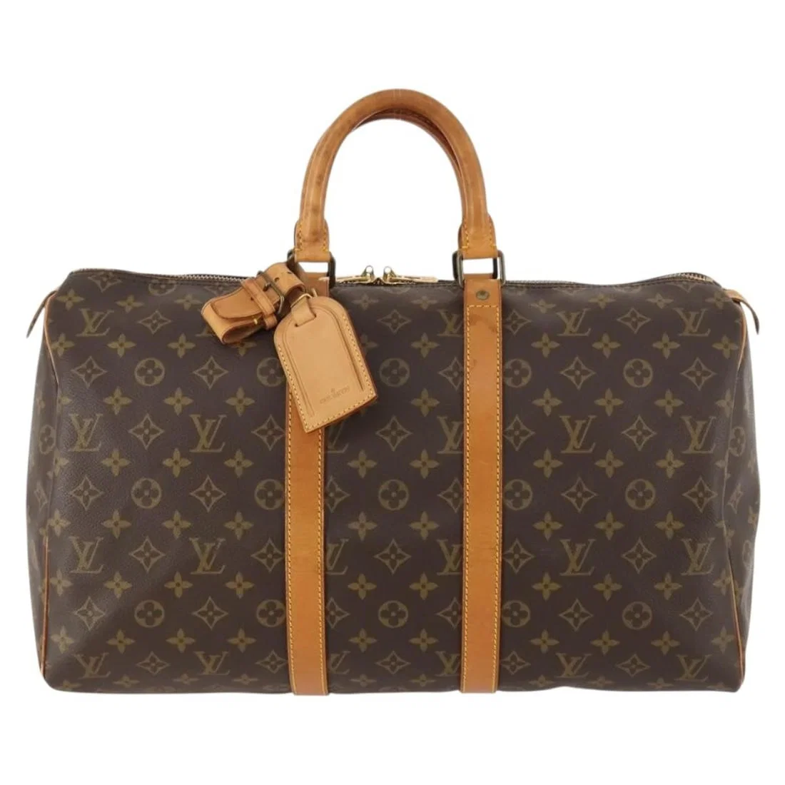 Louis Vuitton Keepall Monogram Brown Canvas Unisex Travel Bag 45cm