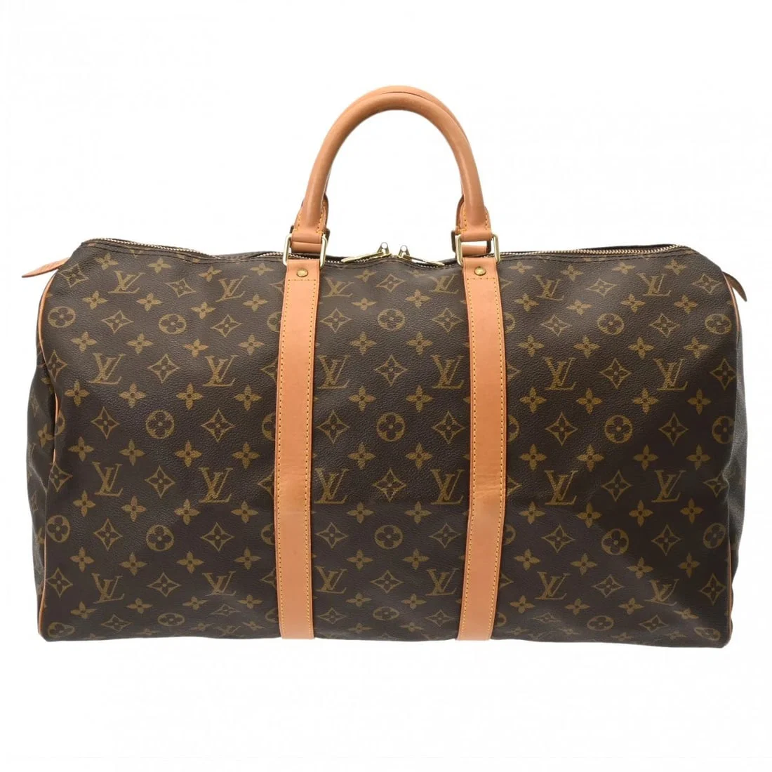 LOUIS VUITTON KIEPOL 50 CANVAS BROWN UNISEX BOSTON BAG