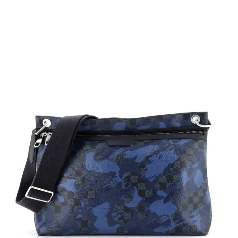 LOUIS VUITTON LTD CAMOUFLAGE COBALT CROSSBODY BAG