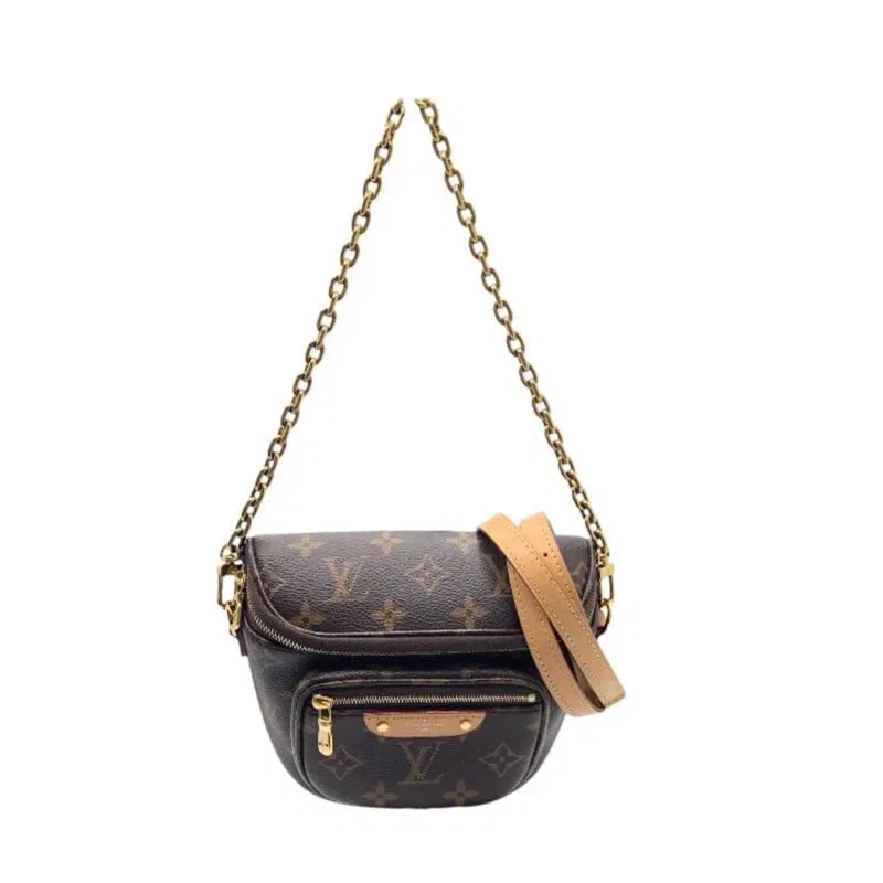 LOUIS VUITTON MINI BUM BAG BROWN