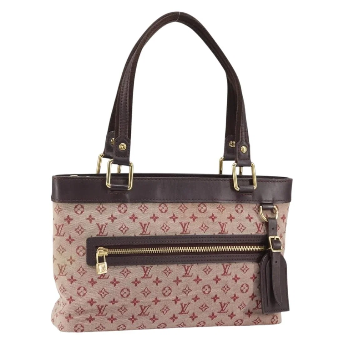 Louis Vuitton Mini Lucille PM Red Monogram Canvas Handbag M92678