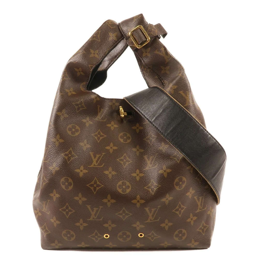 Louis Vuitton Monogram Brown 2 Way Hobo PM Bag M43098