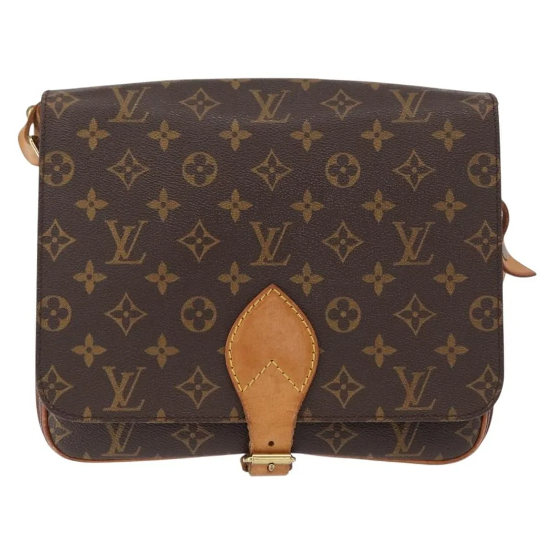 Louis Vuitton Monogram Canvas Cartouchiere Shoulder Bag 27cm