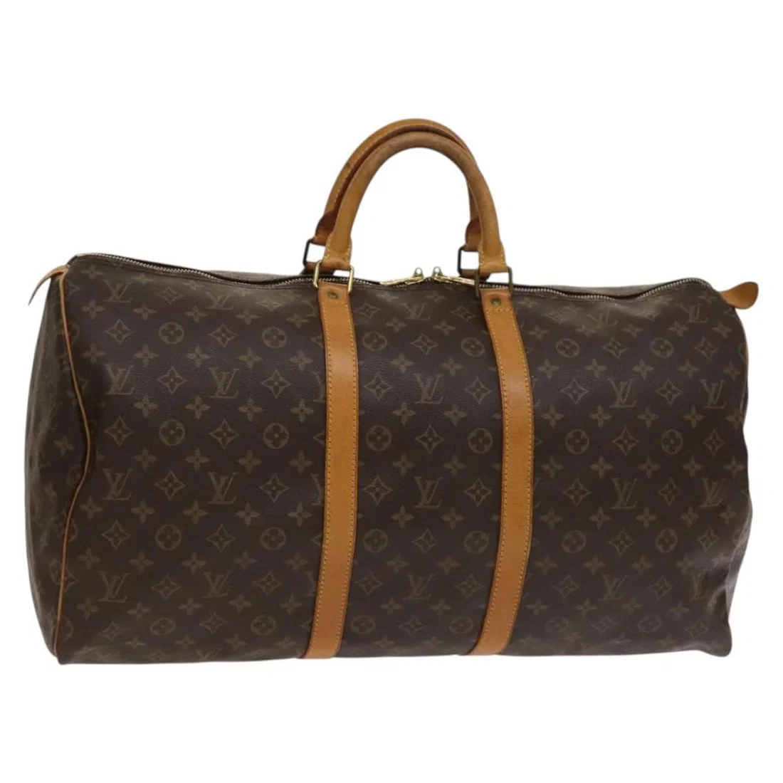 Louis Vuitton Monogram Canvas Keepall Duffle Bag 55cm