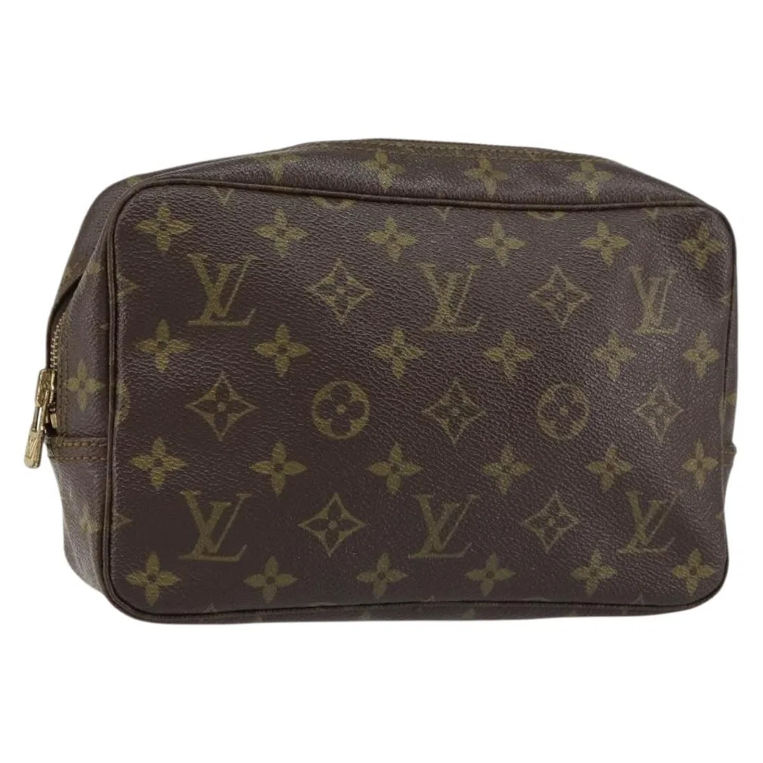 Louis Vuitton Monogram Canvas Trousse Toilette Clutch Bag 23cm