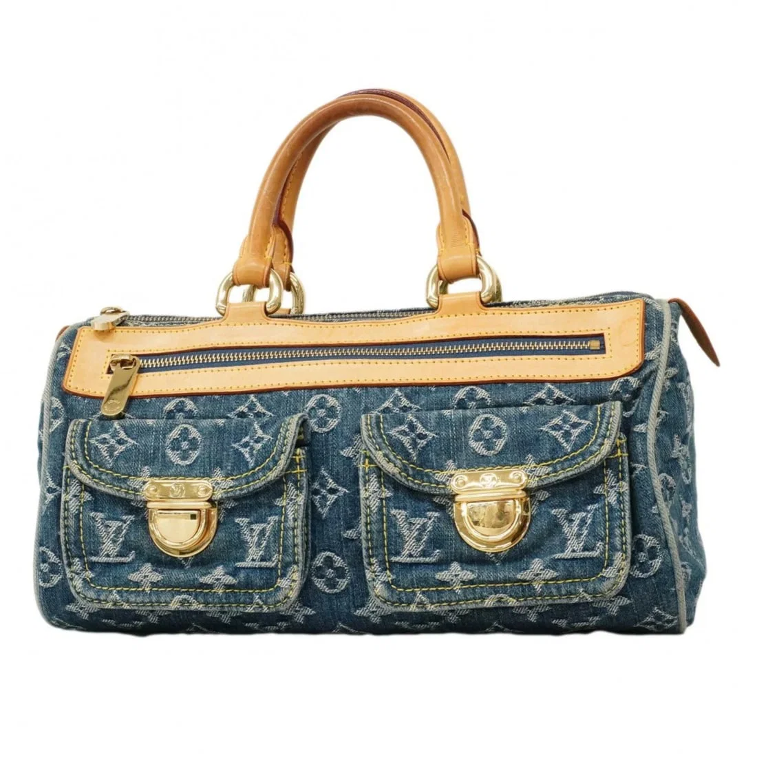 LOUIS VUITTON MONOGRAM DENIM NEO SPEEDY HANDBAG